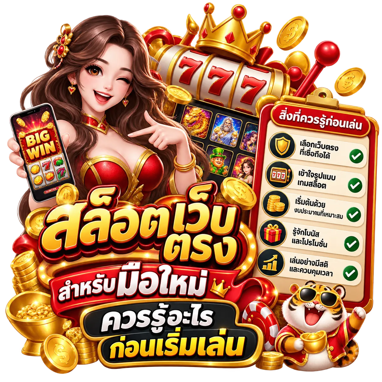 สล็อตเว็บตรงสำหรับมือใหม่ ควรรู้อะไรก่อนเริ่มเล่น